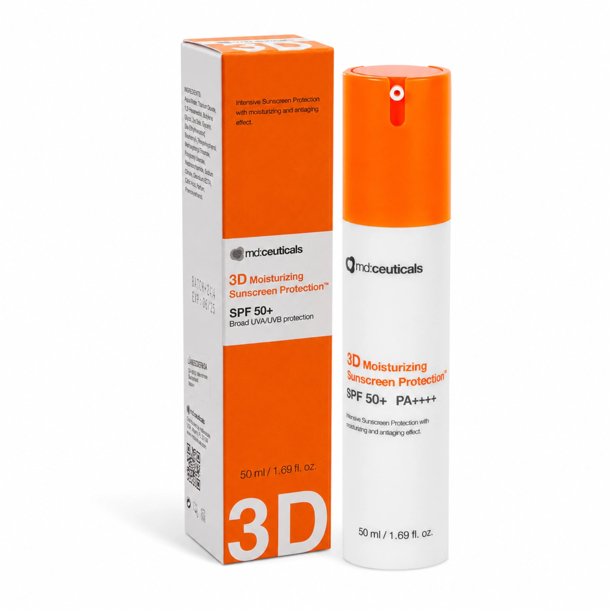3D Moisturizing Sunscreen Protection SPF 50+ - Jolifill.de