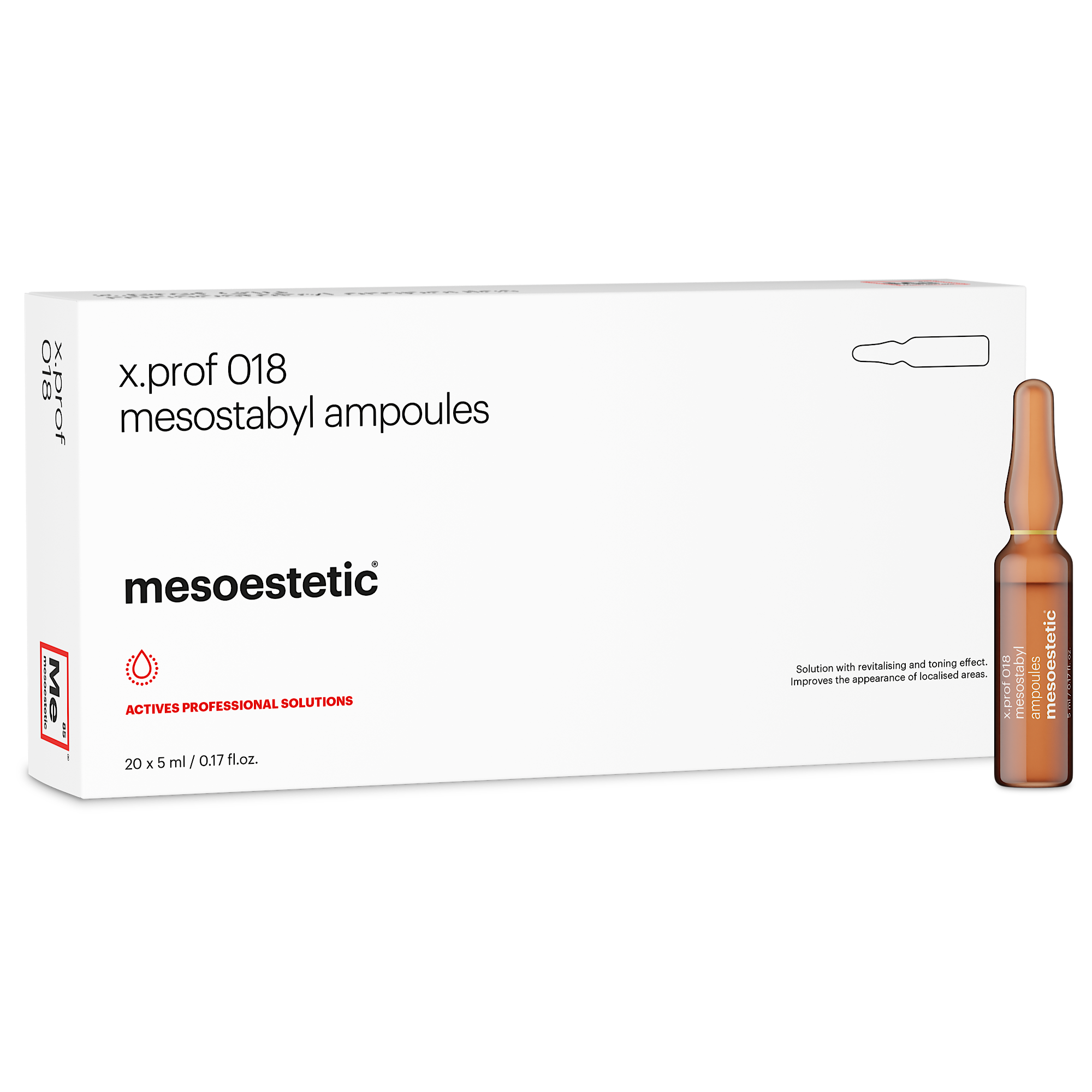 Mesoestetic x.prof Mesostabyl Ampoules Phosphatidylcholine 20 x 5ml