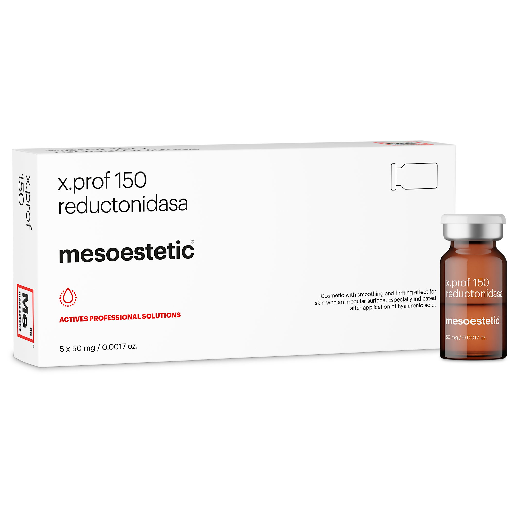 Mesoestetic x.prof Reductonidase 300 IU/ml 5 x 50mg