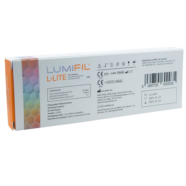 Lumifil L-Lite Lidocaine 1 x 1.0ml | NEU