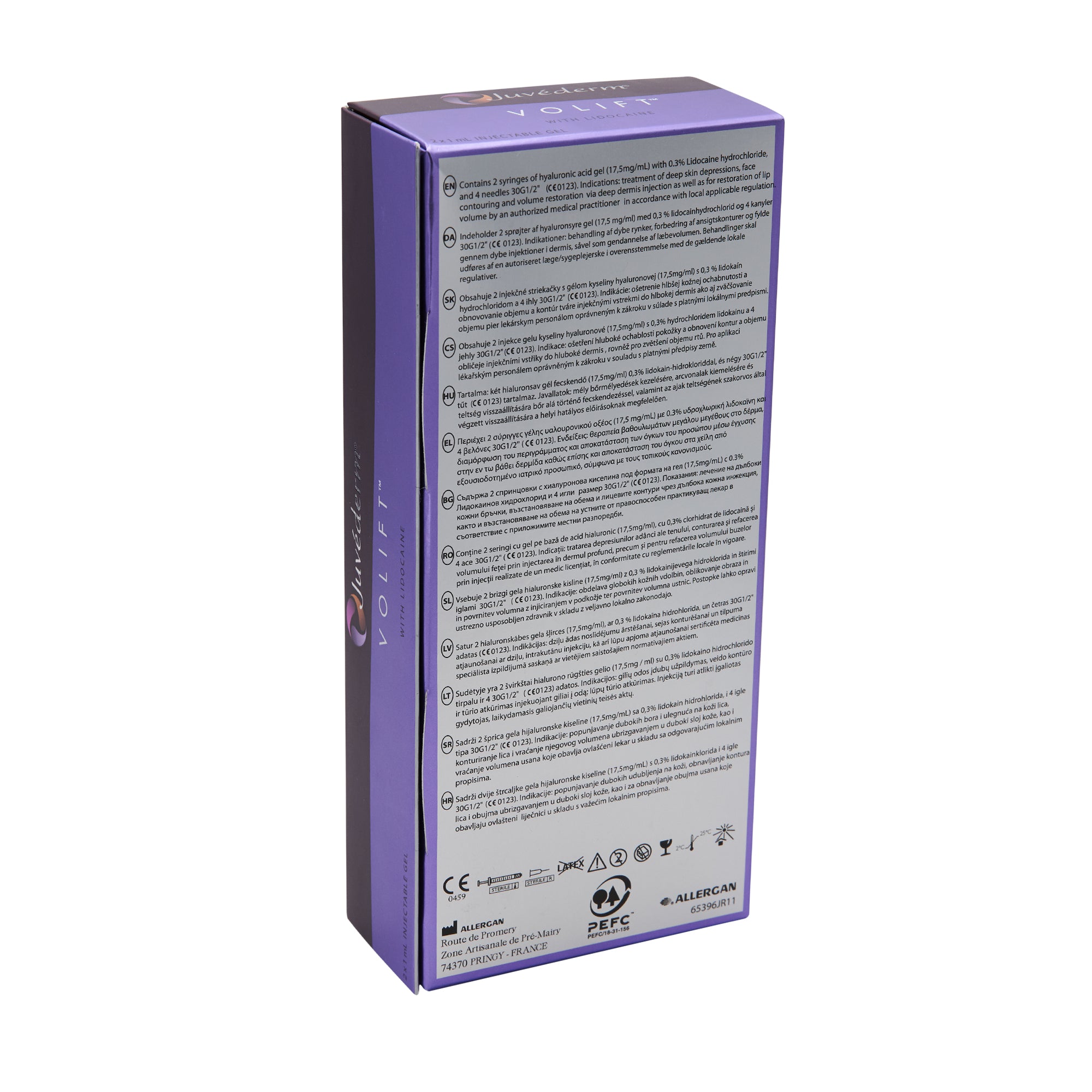 Juvederm Volift Lidocaine 2x 1,0 ml - Jolifill.de