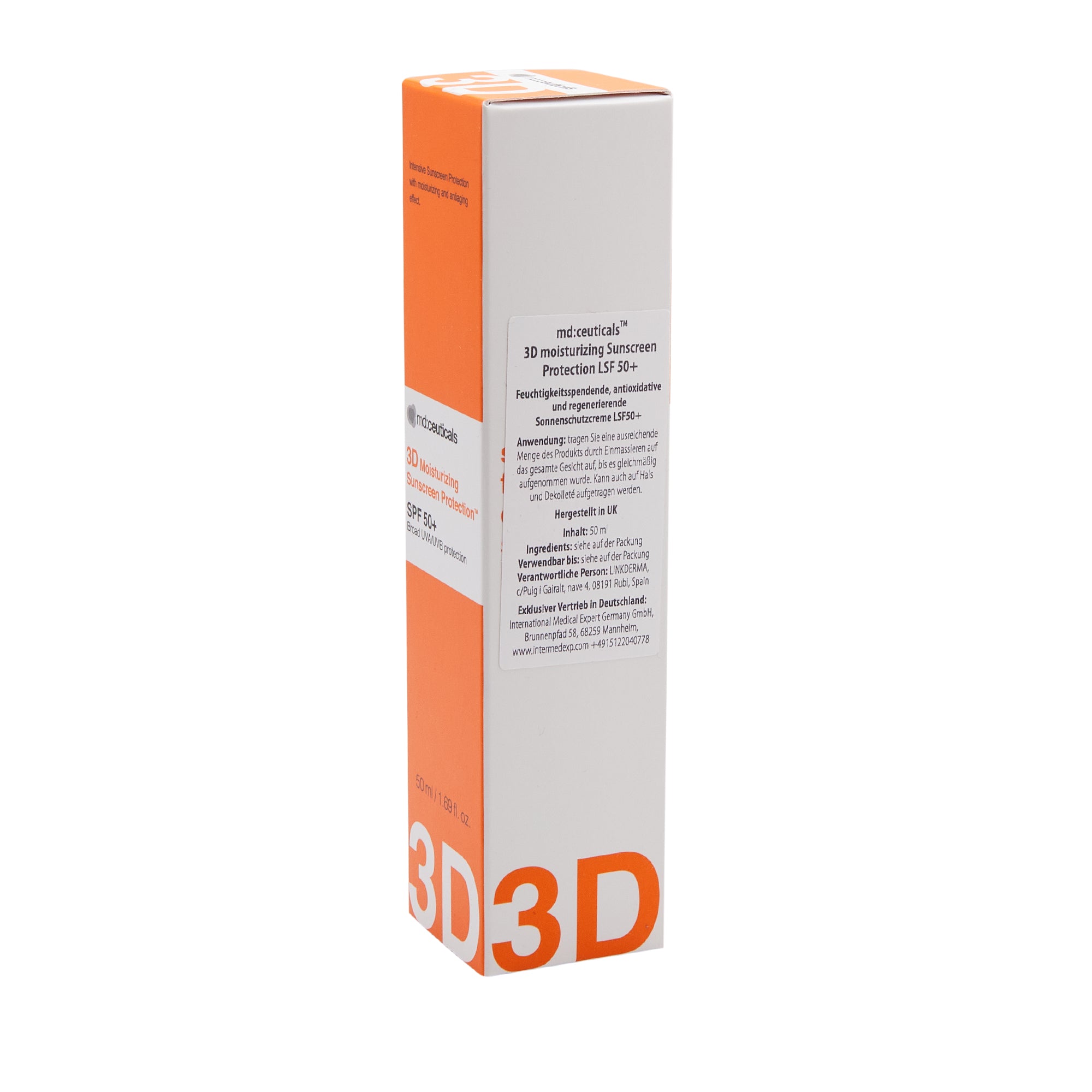 3D Moisturizing Sunscreen Protection SPF 50+