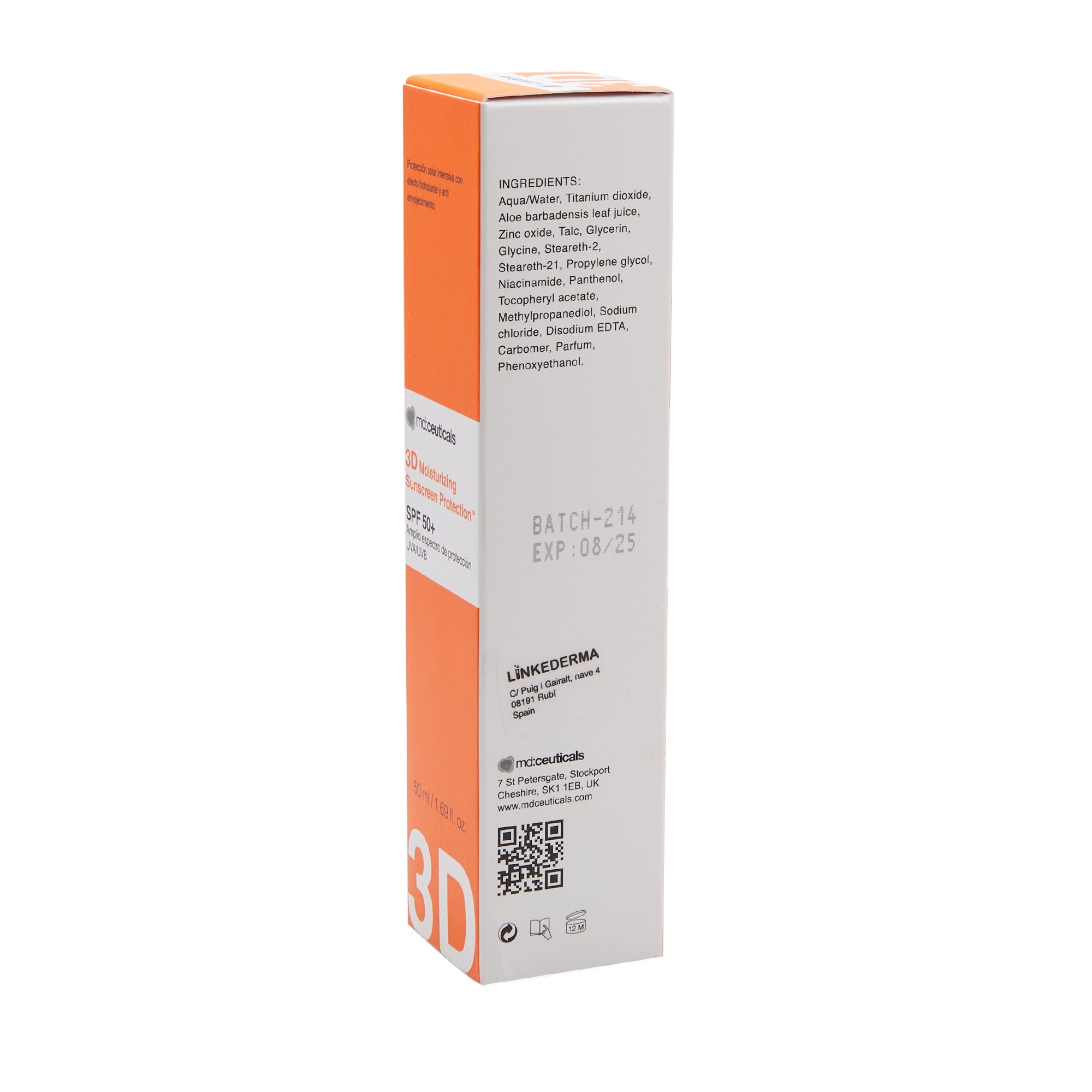 3D Moisturizing Sunscreen Protection SPF 50+