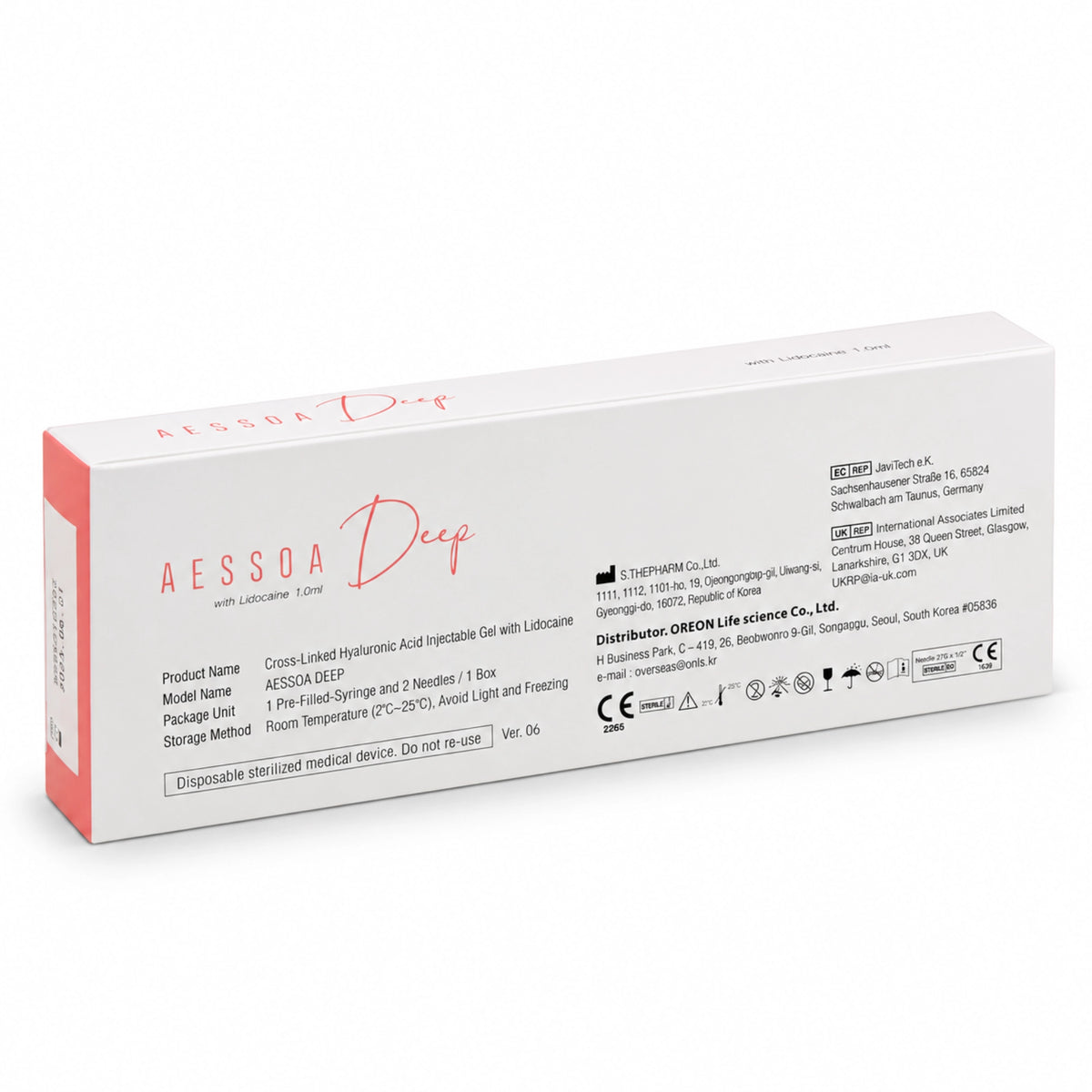 Aessoa Deep Lidocaine 1 x 1ml - Jolifill.de