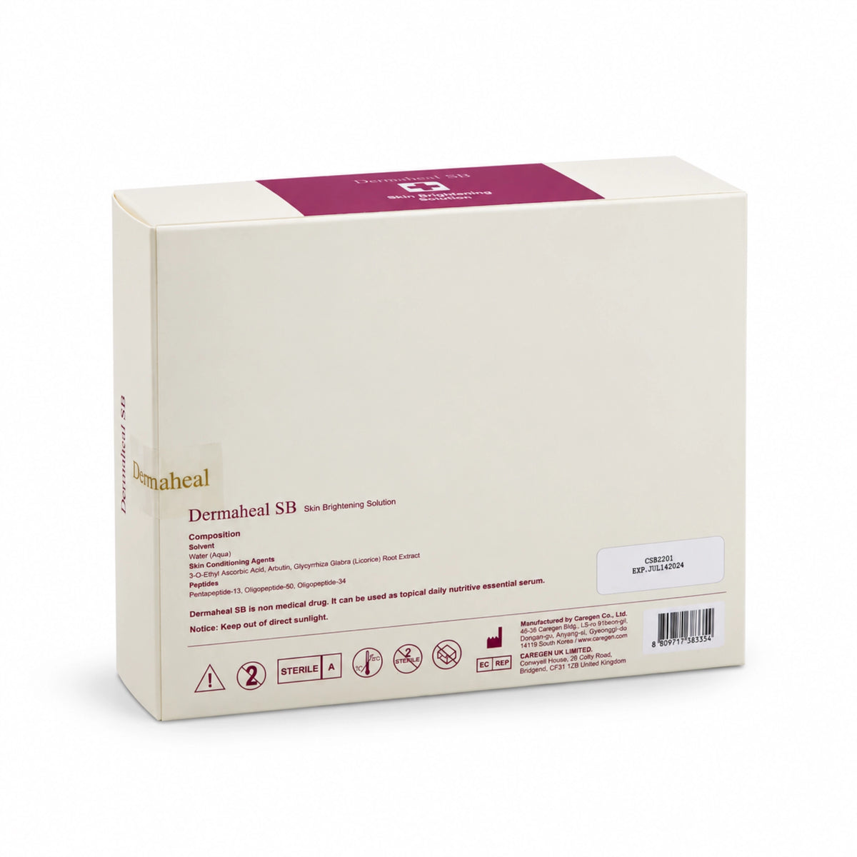 DermaHeal SB Skin Brightening Solution 10x5ml - Jolifill.de