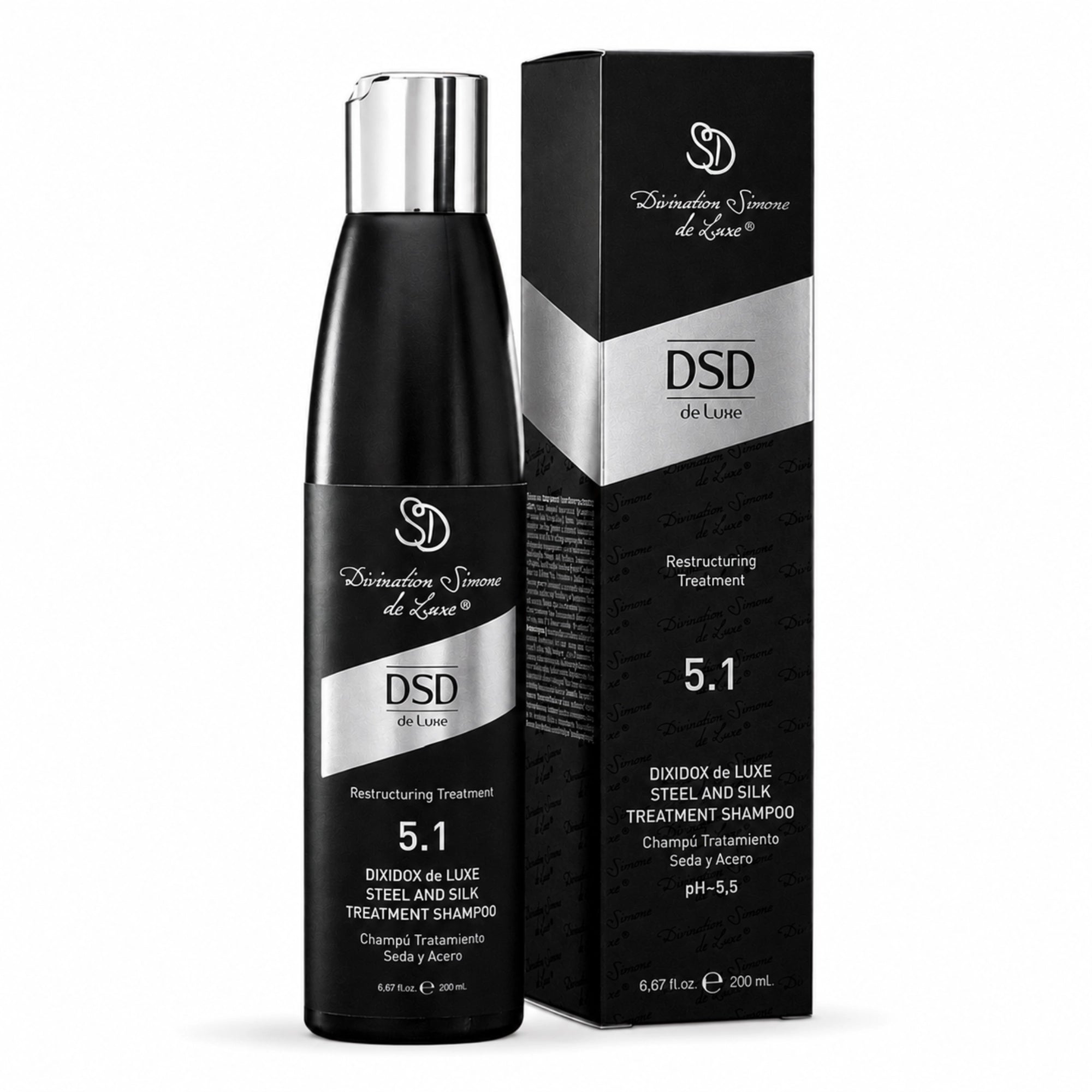 DSD 5.1 Steel & Silk Shampoo 200ml - Jolifill.de