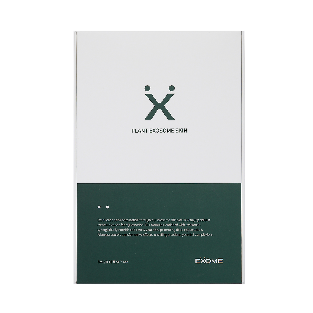 Exome Plant Exosome Skin | 4 set box – Natürliche Hautregeneration