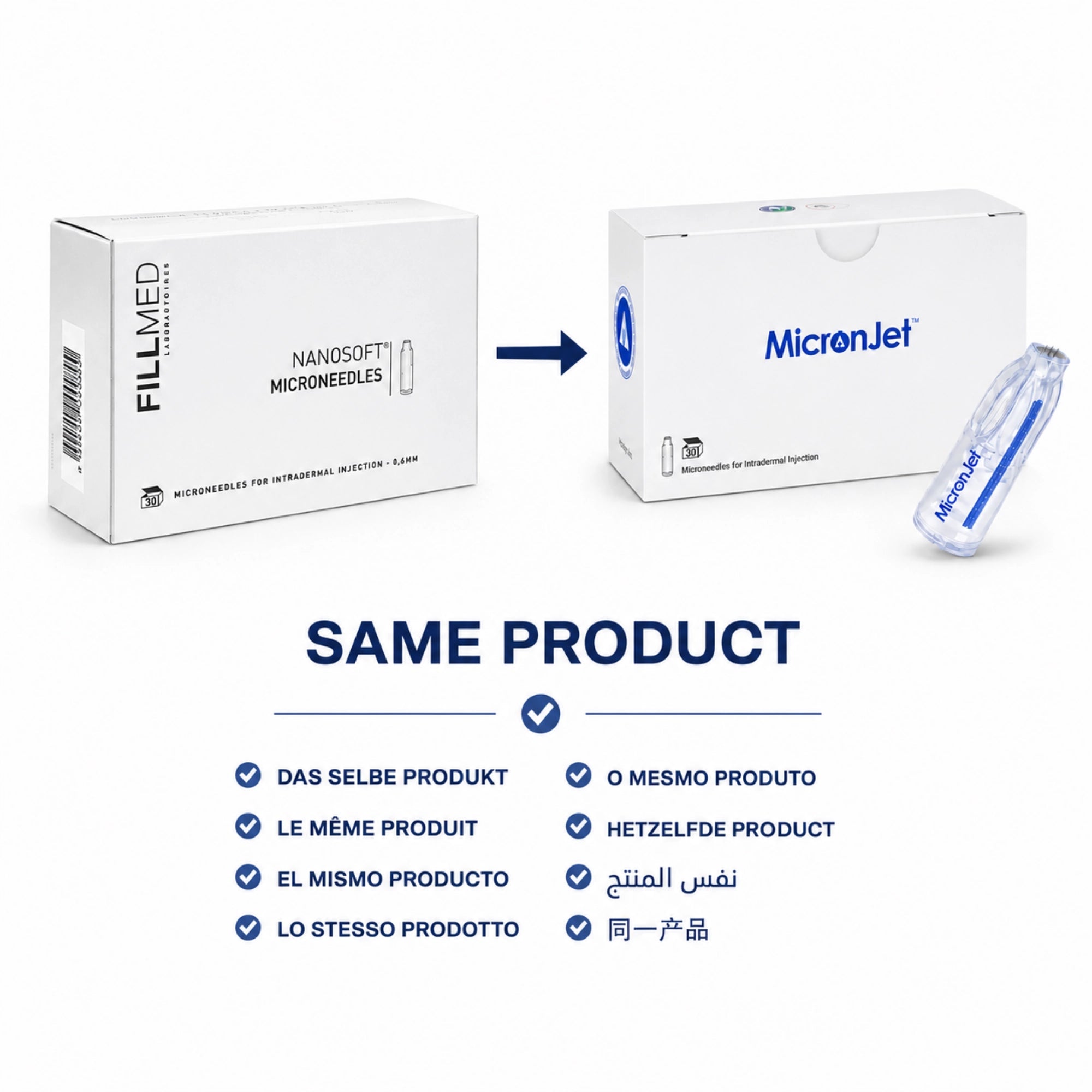 Fillmed Nanosoft Microneedles 0,6mm 30 Stk. | Jetzt mit neuer Verpackung - Jolifill.de