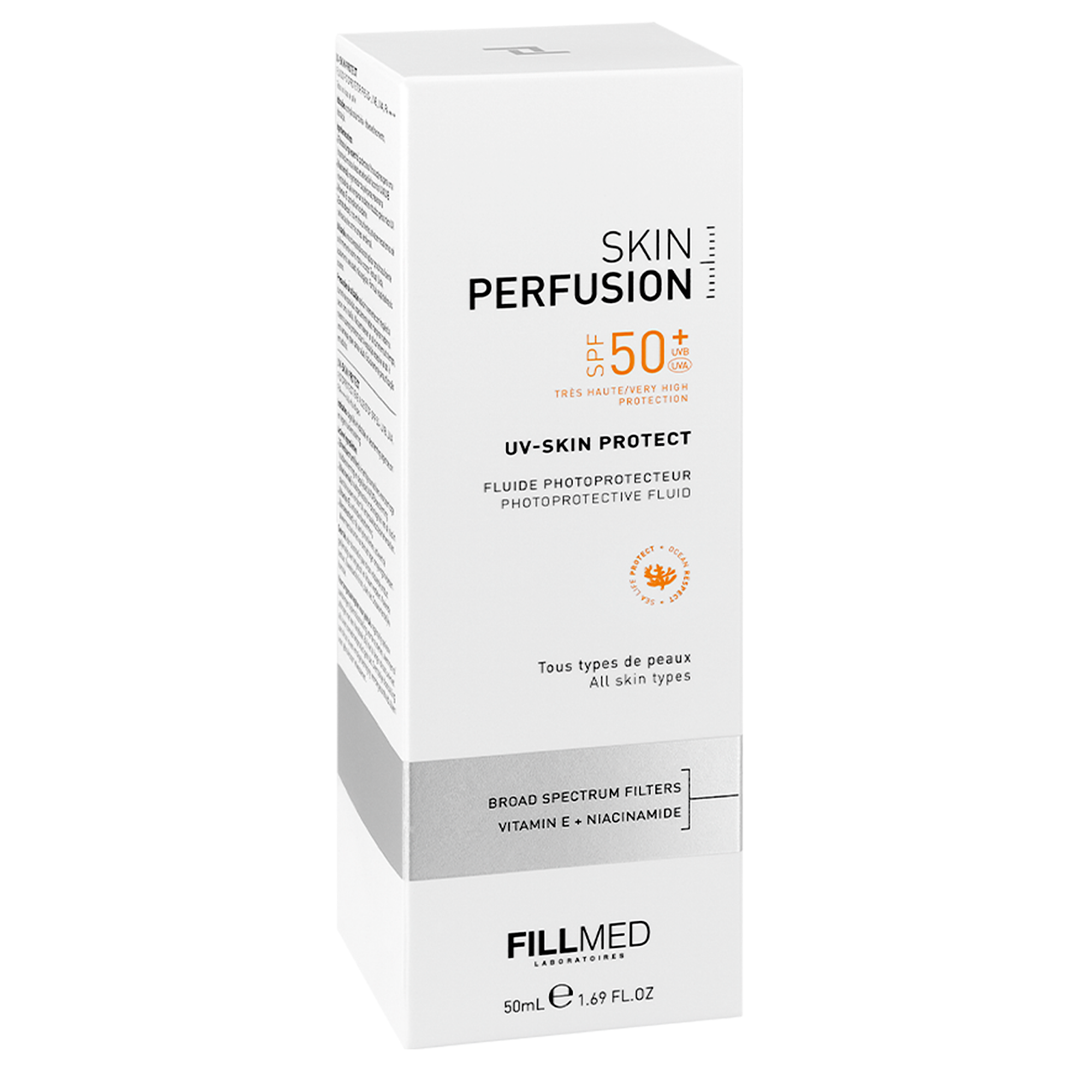 Fillmed Skin Perfusion UV-Skin Protect Sonnencreme LSF50 50ml - Jolifill.de