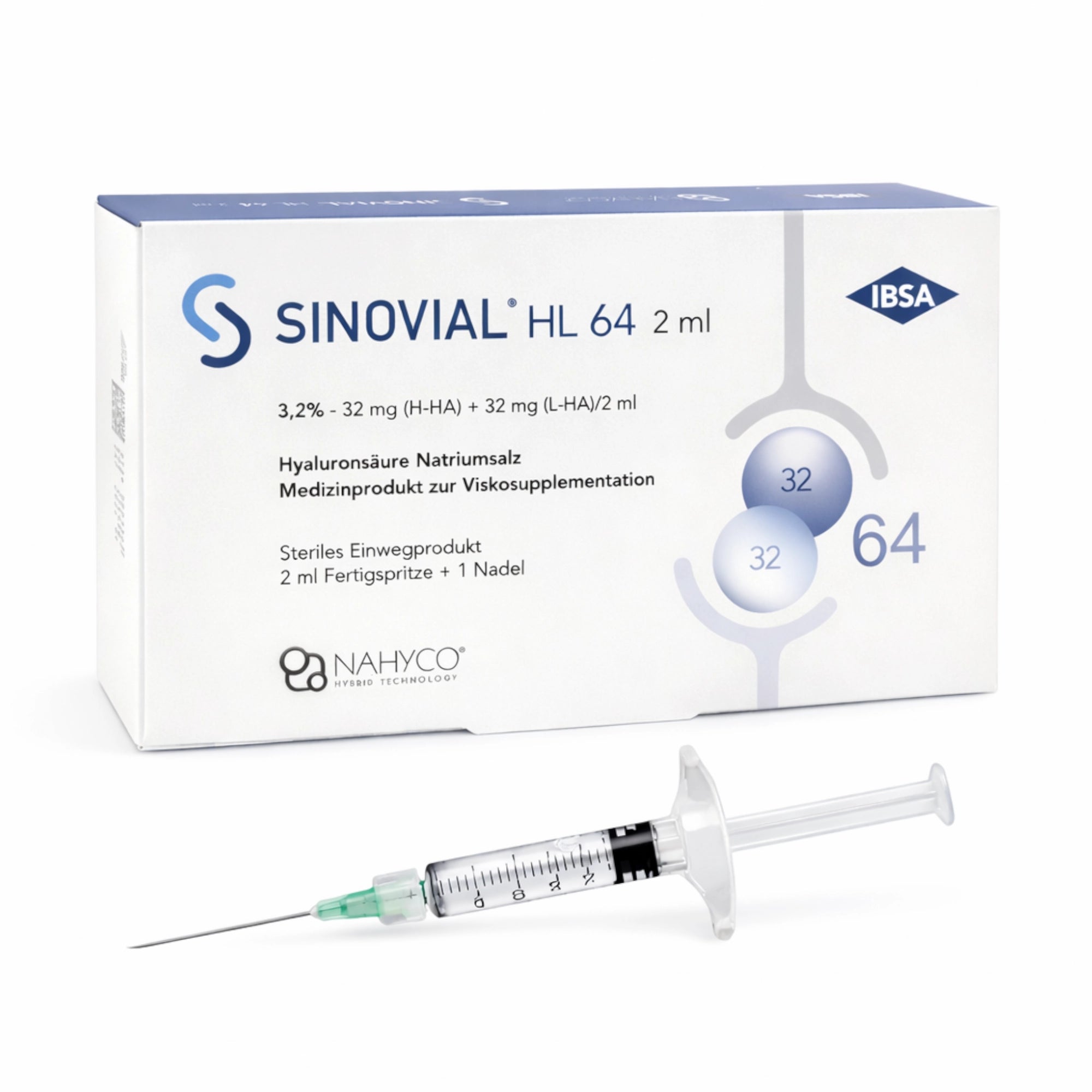 IBSA Sinovial® HL 64 1x 2,0 ml | Arthrose Therapie - Jolifill.de