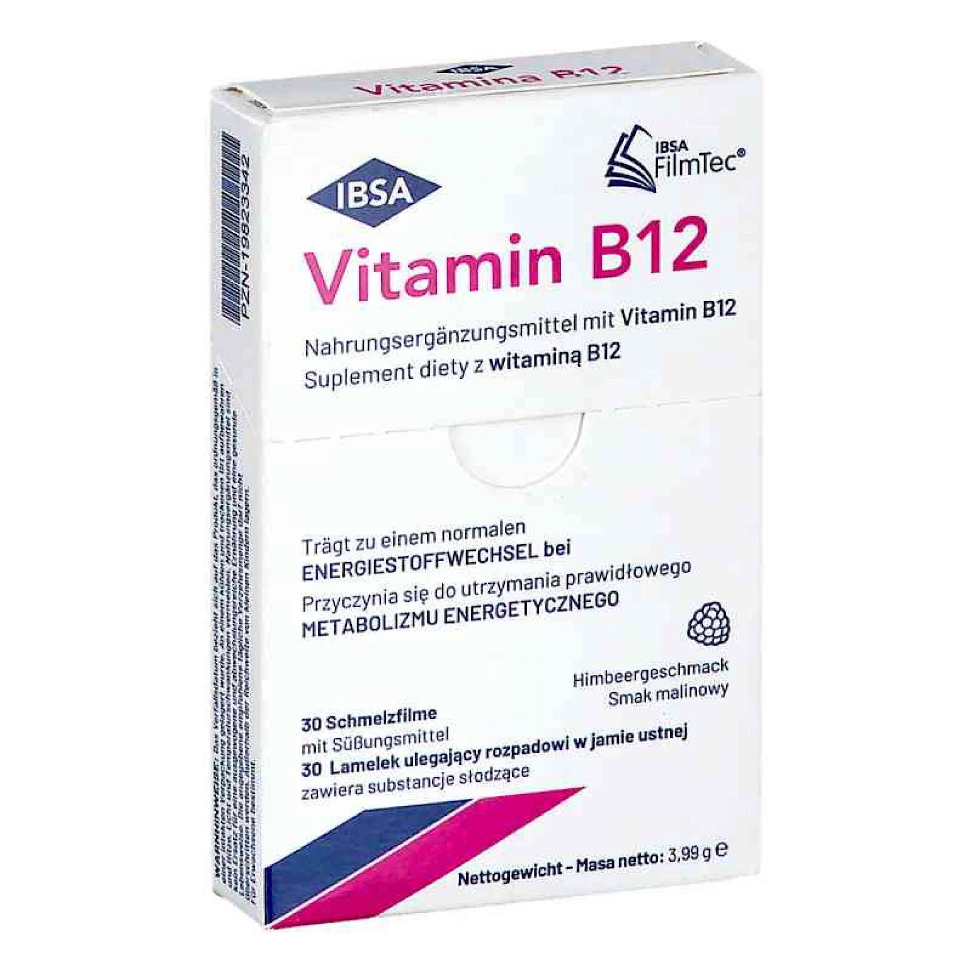 IBSA Vitamin B12 Schmelzfilm | 30 Stück - Jolifill.de