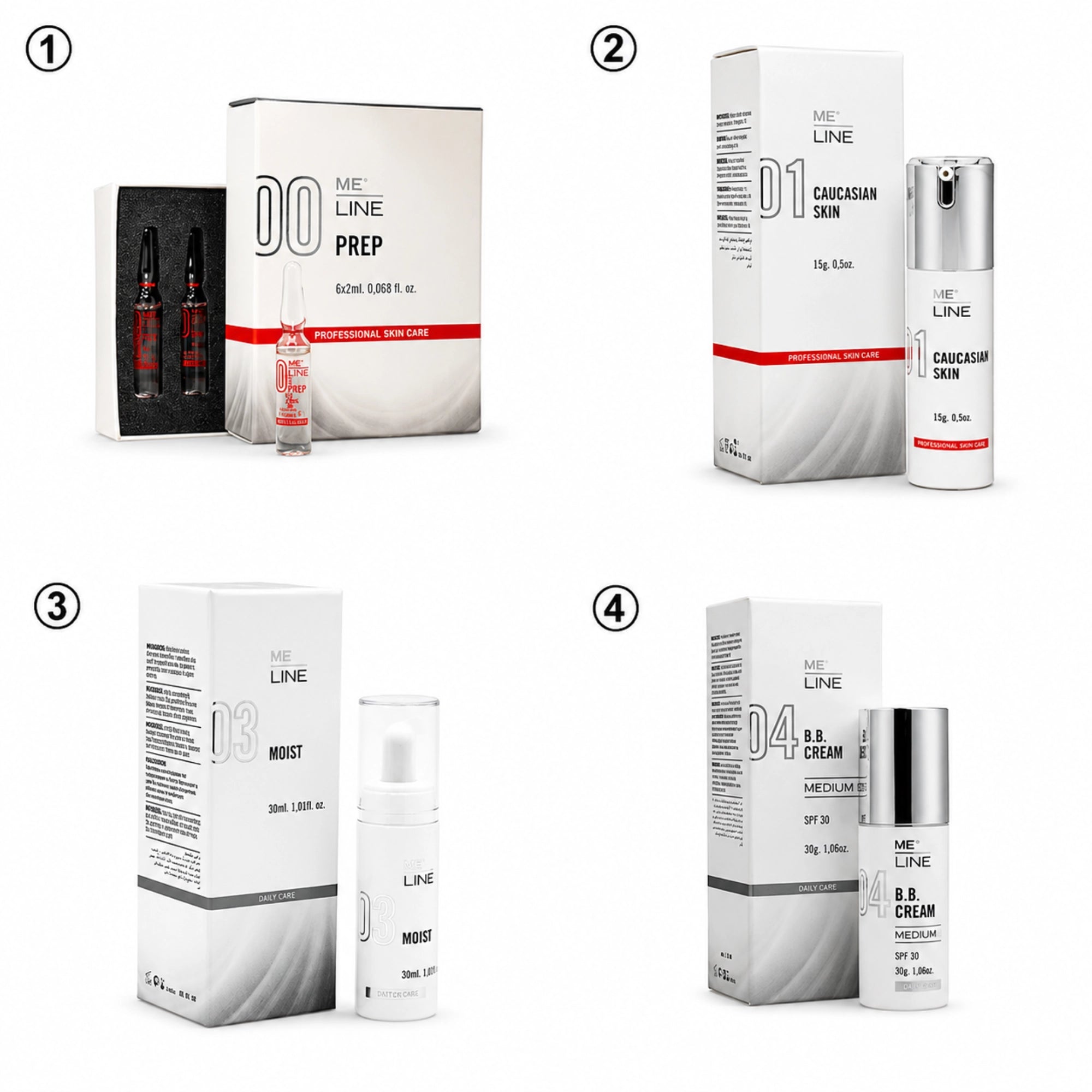ME LINE® Caucasian Skin Medium Komplettpaket - Jolifill.de