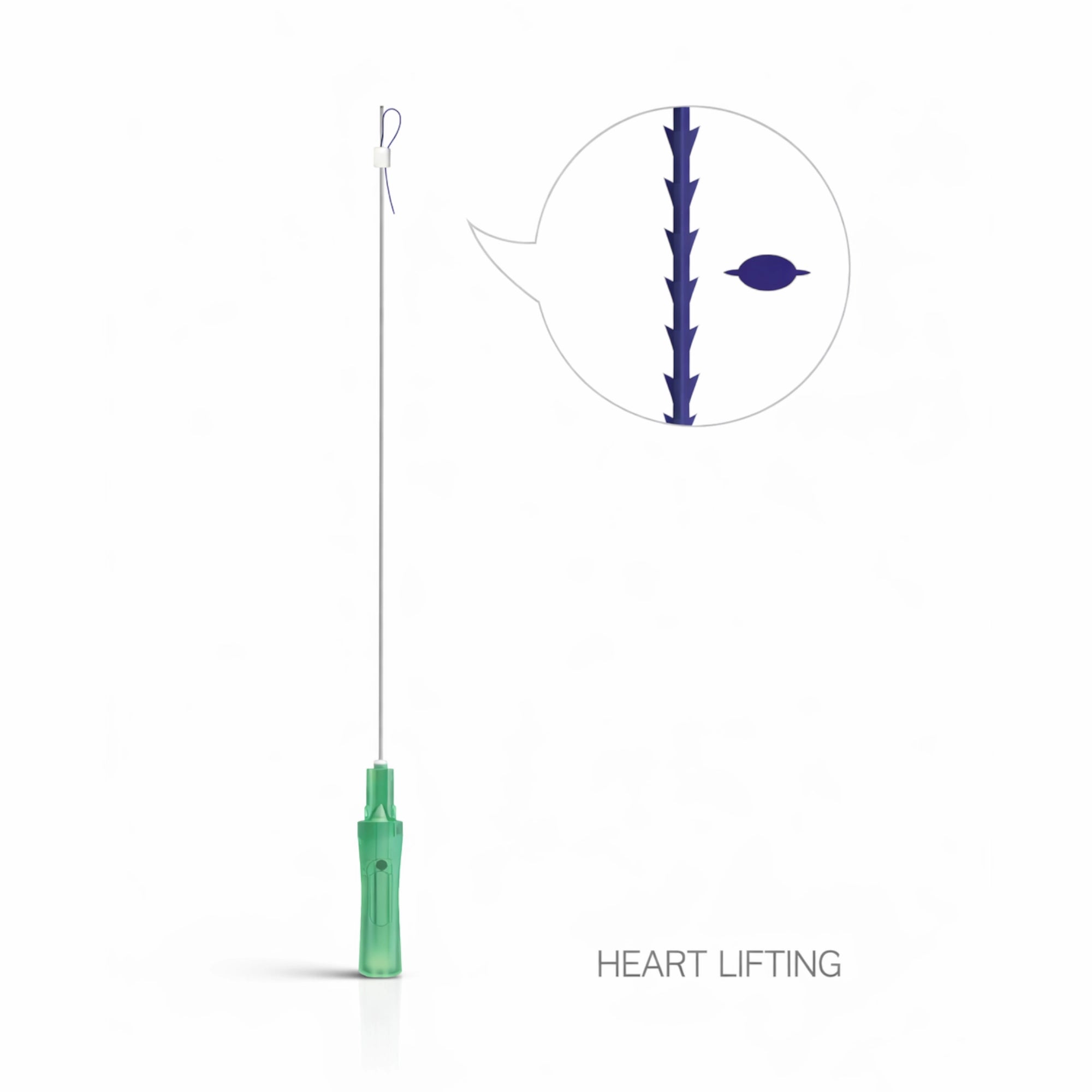 Rainbow Threads COG Heart Lift 18G 100mm L-Type 20 Stk. - Jolifill.de