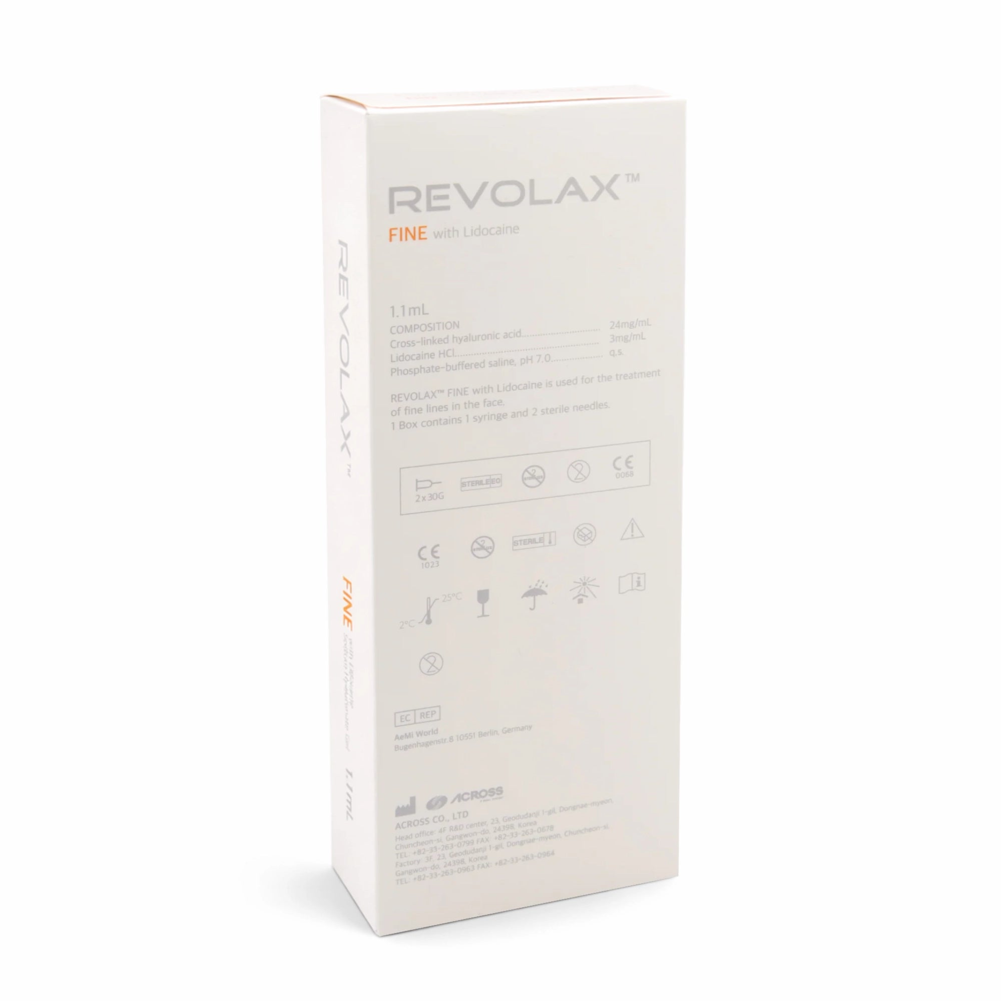 REVOLAX FINE Lidocaine 1 x 1,1ml - Jolifill.de
