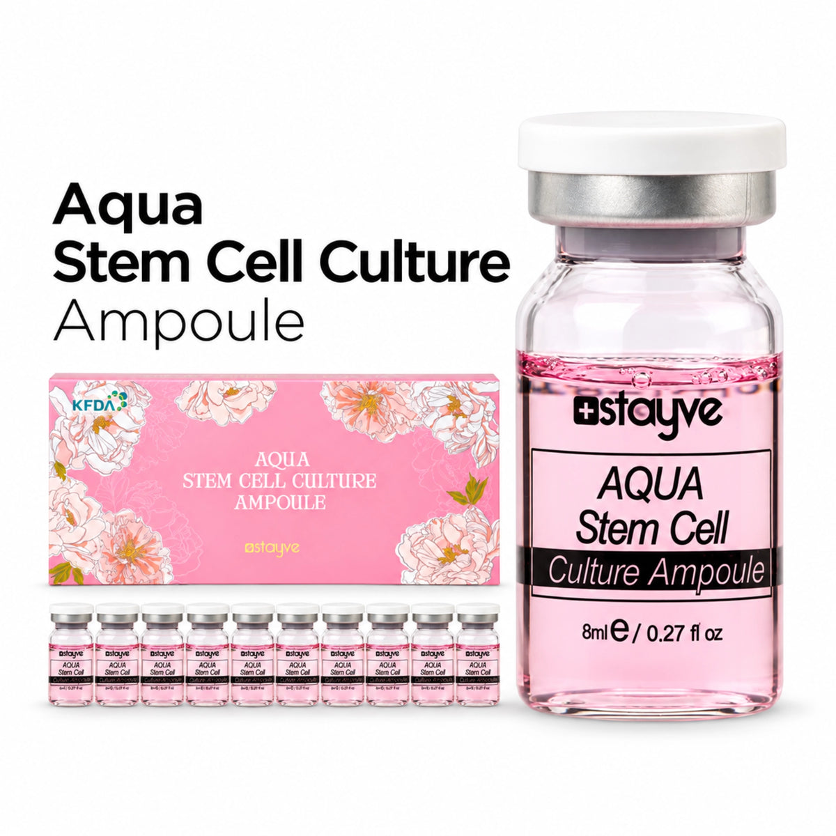 Stayve Aqua Stem Cell Culture Ampoule 10 x 8ml - Jolifill.de