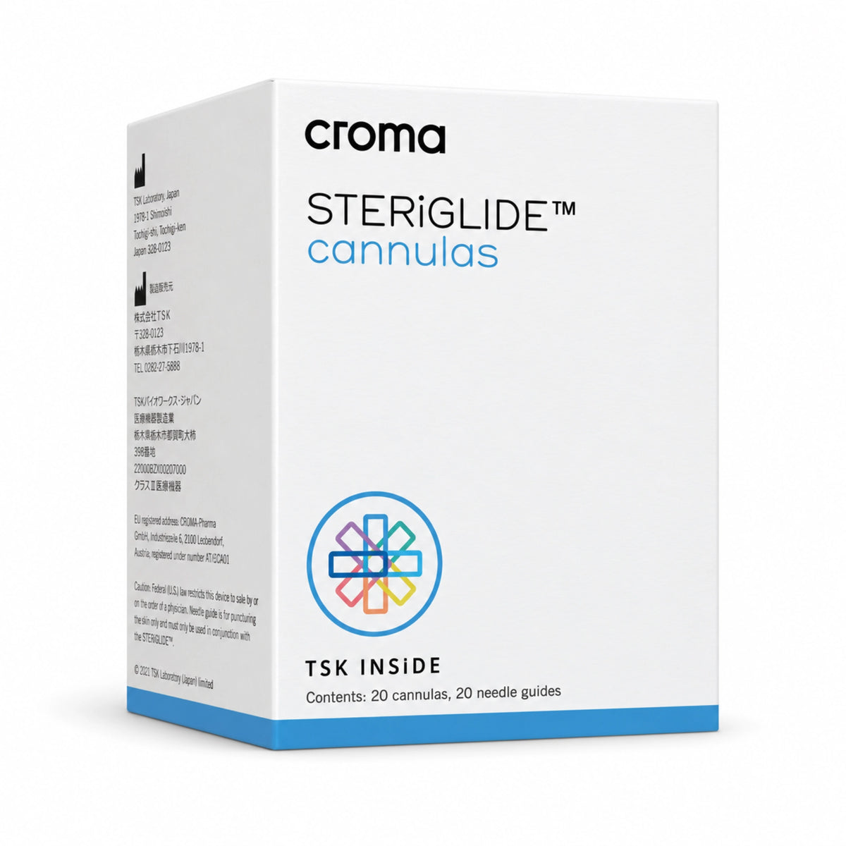 TSK STERiGLIDE Kanüle von Croma | 25G x 50mm - Jolifill.de