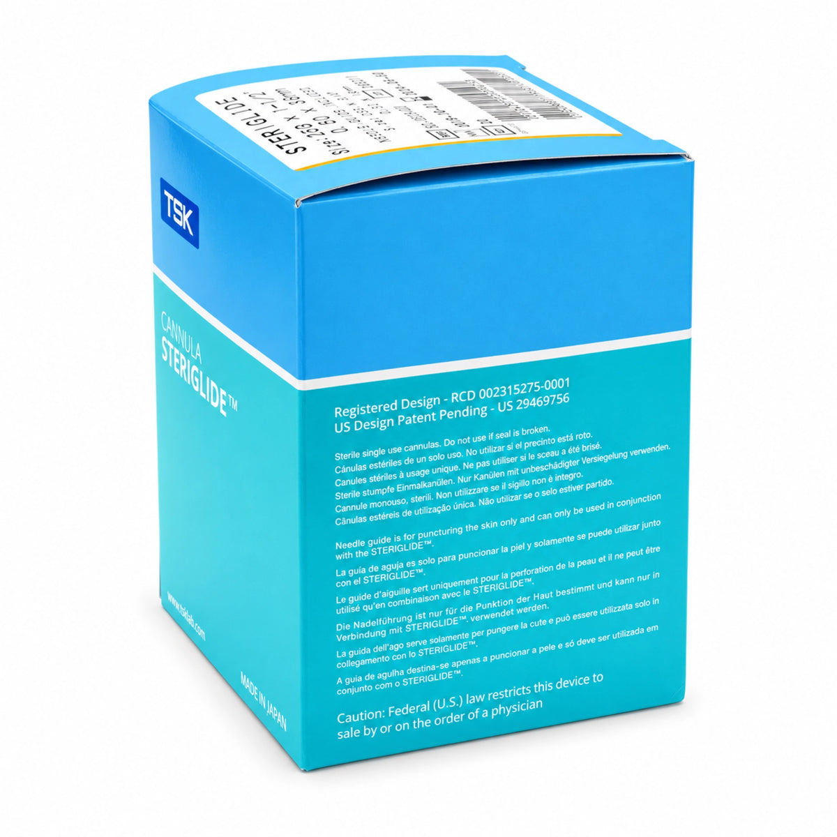 TSK STERiGLIDE Kanüle | 25G x 50mm - Jolifill.de