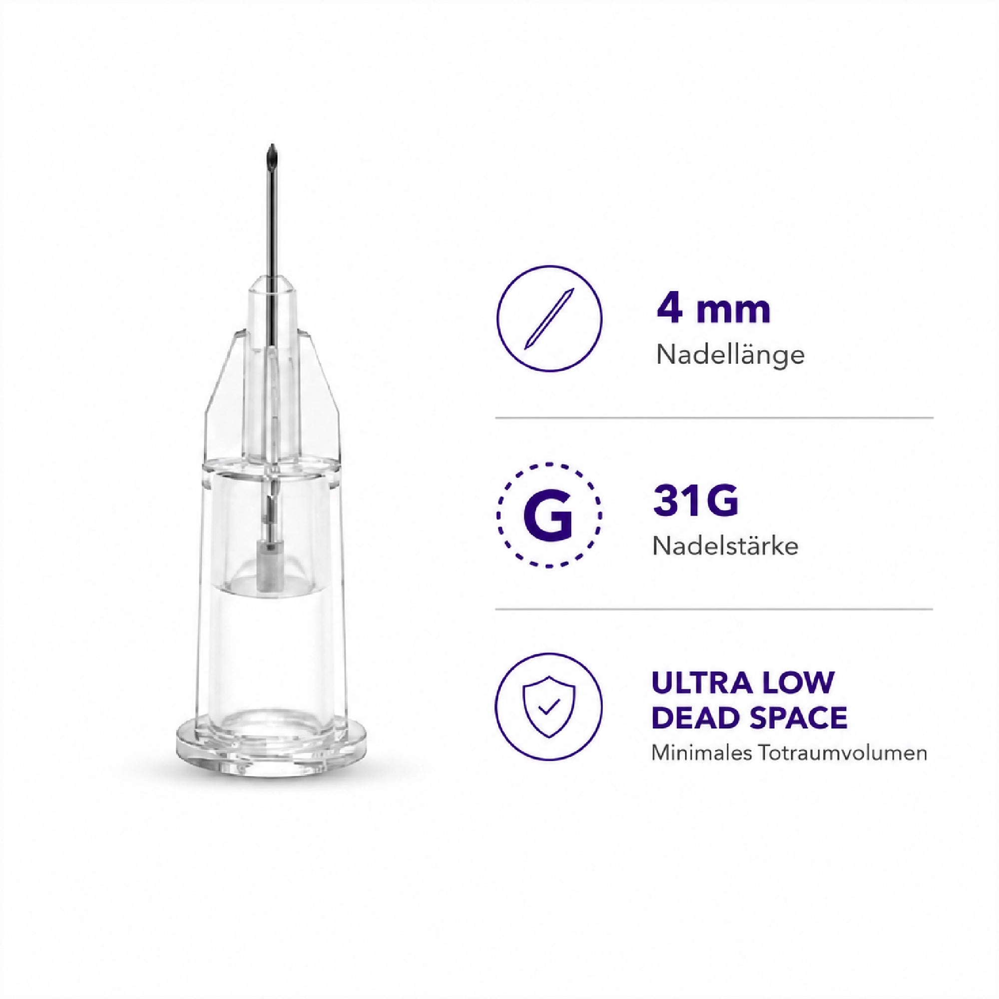Zelostat® Ultra Low Dead Space 31G | 0.25 x 4mm | 1 Stk. - Jolifill.de