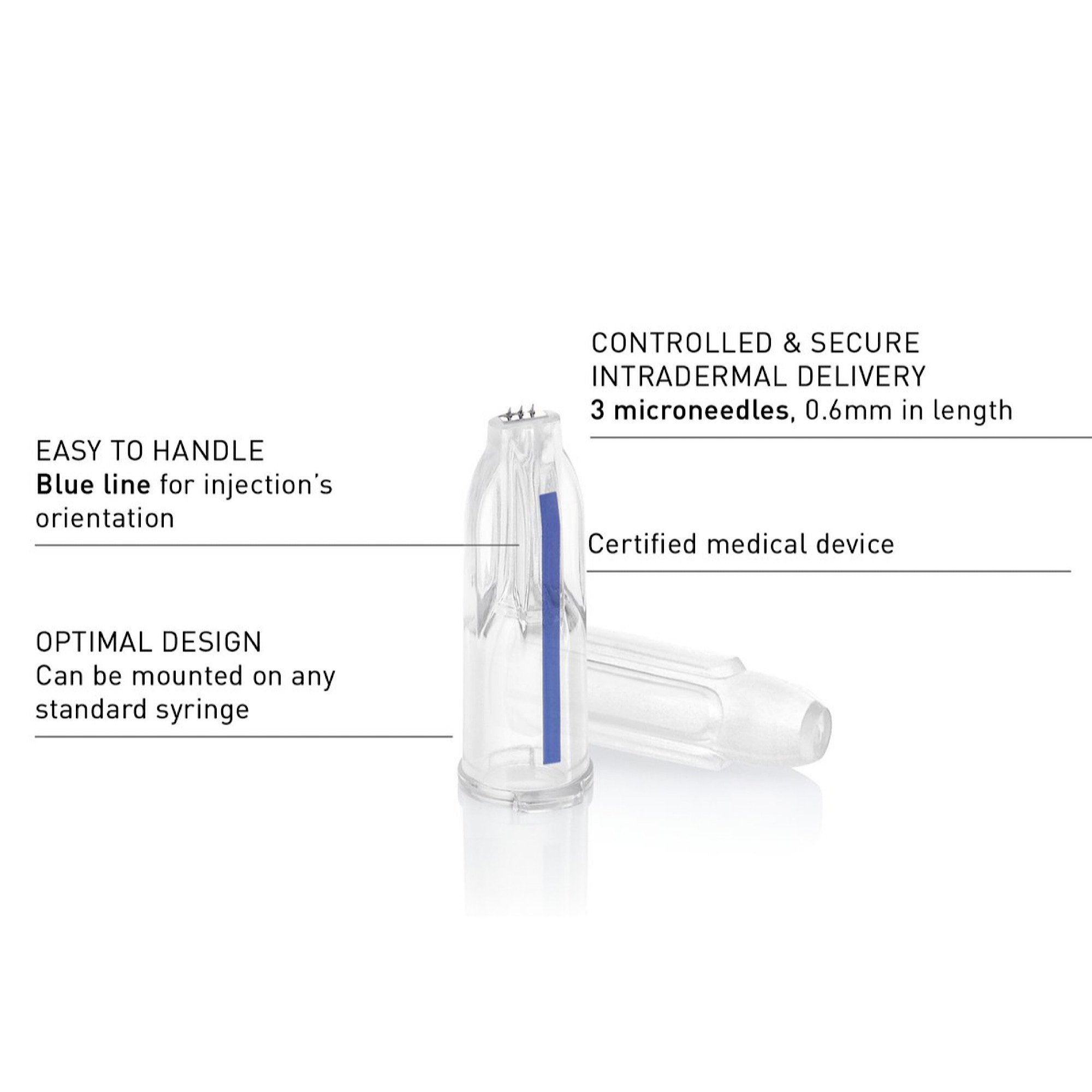 Fillmed Nanosoft Microneedles 0.6mm 30pc