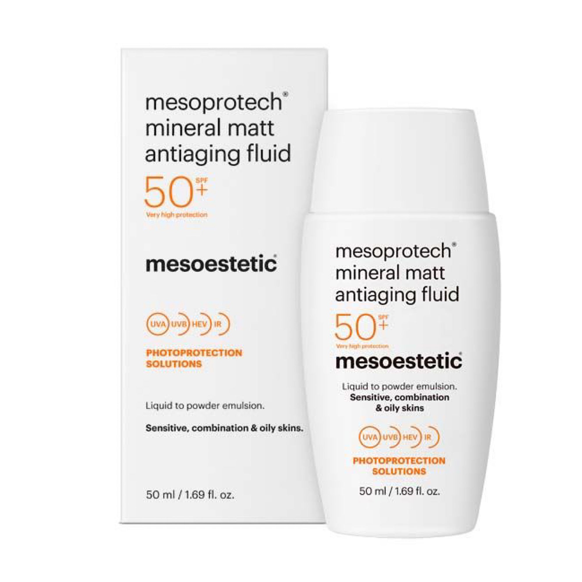 Mesoprotech® Mineral Matt Antiaging Fluid SPF 50+ 50ml - Jolifill.de