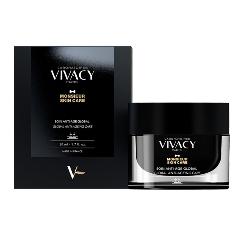 Vivacy Monsieur Skin Care Global Anti-Ageing Cream - Hydrating Skincare for Men - Jolifill.de